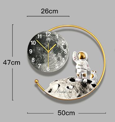 Đồng hồ treo tường du hành vũ trụ nghệ thuật